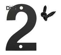 (as the picture, 7.5cm C) Stainless Steel House Number 0-9 Apartment Farmhouse High Visibility Outside Front Door Enhance Mailbox Number Floating Address Number Decoration