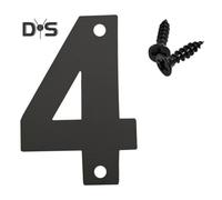 (as the picture, 7.5cm E) Stainless Steel House Number 0-9 Apartment Farmhouse High Visibility Outside Front Door Enhance Mailbox Number Floating Address Number Decoration