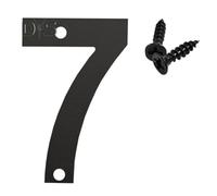 (as the picture, 7.5cm H) Stainless Steel House Number 0-9 Apartment Farmhouse High Visibility Outside Front Door Enhance Mailbox Number Floating Address Number Decoration