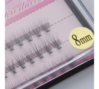 (as the picture, 8mm) 6-14mm 60Pc Professional Makeup Individual Cluster False Eyelashes Fake Eye Lashes Extension