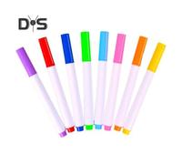 (as the picture, 8pcs) 8/12Pcs Water Soluble Chalk Markers LED Boards Art Crafts Smooth Application Bold Lines Erasable Ink Neon Pens