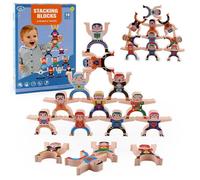 (as the picture, 9x8x1cm,16-Pcs) 16Pcs/set DIY Multiplayer Cartoon Hercules Building Blocks Parent-child Stacking High Game Balance Building Blocks Toy for Kids