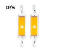 (as the picture, A) 2Pcs Dimmable Halogen Bulbs Replacement High Brightness Flicker Free Energy Saving Eye Protection COB LED Bulbs Lamps