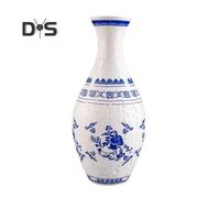 (as the picture, A) 3D Jigsaw Puzzle Vase DIY Handmade Flower Castle Sea Wave Boat Print Floral Plants Holder Container Kids Educational Puzzle Building Toy