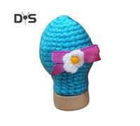 (as the picture, A Ellipse) Easter Crochet Finger Puppet Handmade Knitting Sheep Bunny Carrot Egg Puppet Toddlers Storytelling Playtime Role Playing Educational Mini Knit Doll