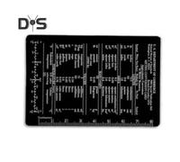 (as the picture, A) Paleontology Field Scale Ruler Mini Digging Excavation Tool Pocket Unit Conversion Ruler for Archaeology Geology