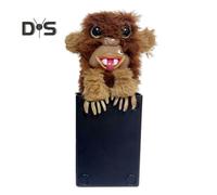 (as the picture, A) Prank Monkey Toy Surprise Pop-Up Monkey Prank Toy Plush Monkey Doll Children Prankster for Halloween Fools Day