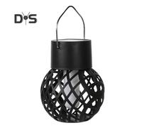 (as the picture, A) Solar Mini Hanging Flame Light Easy to Install Waterproof Automatic ON/OFF Energy-Efficient LED Solar Lantern Garden Decoration