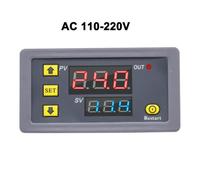 (as the picture, AC 110-220V) T3230 Digital Time Delay Relay LED Display Cycle Timer Control Switch Adjustable Timing Relay Time Delay Switch 12V 24V 220V