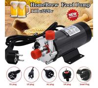 (as the picture, AU Plug-220V 15RM) Beer Home Brewing Pump Stainless Steel Magnetic Pump Homebrew Food Grade High Temperature Resisting Electric Drive Pump