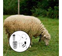 (as the picture, AU) Portable Electric Milking Machine Goat Sheep Stainless Steel Bucket Suction Vacuum Pump Household Milker Milking Machines
