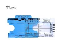(as the picture, B) 1Pc/1 Set EKG 7 Step Ruler Plastic Electrocardiogram Caliper Measuring Tool Transparent EKG Interpretation Reference Guide Card Measuring Ruler