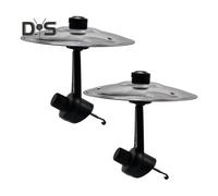 (as the picture, B) 2pcs Car Vent Mini Drum Crash Cymbal For Car Vent Car Dashboard Percussion Turn Your Ride Into A Rhythm Zone Drummer Car Accessory