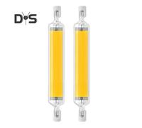 (as the picture, B) 2Pcs Dimmable Halogen Bulbs Replacement High Brightness Flicker Free Energy Saving Eye Protection COB LED Bulbs Lamps
