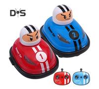 (as the picture, B) 2Pcs Remote Control Bumper Car Toy with Light Music 2 Players Battle Parent-child Interactive RC Ejection Figure Vehicle Toy Toddlers Boys Girls Gift