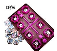 (as the picture, B) Button Toolkit Set Clay Buttons DIY Crafting Kit Button Making Tool with Cutters Pins Button Maker Kit for Craft Lovers