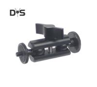 (as the picture, B) Camera Mount Clamp 360-degree Swivel 17mm Ball Head Magic Arm with Clamp Camera Adapter Clip with 1/4" Thread for GoPro Camera