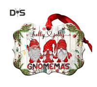 (as the picture, B) Christmas Jesus Nativity True Story Ornament Xmas Tree Hanging Decoration 2D Flat Acrylic Pendant for Christmas New Year Celebrations