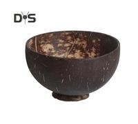 (as the picture, B) Coconut Wood Bowl Vegan Gift from Natural Coconut Shells Smoothie Acai Buddha Bowls Rustic Serving Bowls Easy to Clean Artisanal Coconut Dishes for