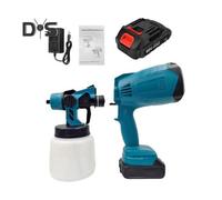 (as the picture, B) Cordless Paint Sprayer with Detachable Tank 3 Spray Patterns Adjustable Flow Control Battery Powered Handheld Paint Sprayer