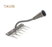(as the picture, B) Detachable Garden Rake Manganese Steel Weed Puller Manual Weeder Claw Remover For Yard Garden Uprooting Soil Loosening And Grass Raking