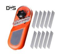 (as the picture, B) Drywall Chamfer Tool Plasterboard Fast Cutter Compact Design Portable Efficient Gypsum Board Angle Planer Trimming Tool