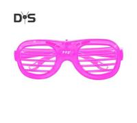 (as the picture, B) Kids Glow-in-the-Dark Glasses 3 Light Modes Light-Up Frames Battery-powered Heart Shape Cosplay Birthday Party Photo Prop LED Glasses