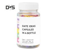 (as the picture, B) Love Capsule Jar Set Positive Messages in A Bottle Love Notes Capsules with Jar Positive Affirmation Gifts for Women Stress Relief Self Care Health