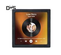 (as the picture, B) Music Album Refrigerator Magnet USB Rechargeable Love Story Music Player Home Office Kitchen Fridge Magnet Decoration
