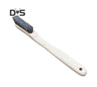 (as the picture, B) Rock Climbing Brush with Wooden Ergonomic Handle Thick Boar Bristles Portable Indoor Outdoor Climbing Bouldering Brush Cleaning Tool