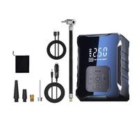 (as the picture, B) Tire Inflator Portable Air Compressor with Digital Display High Power Rechargeable Portable Electric Air Pump Tire Pressure Gauge
