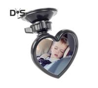(as the picture, B) Universal Car Interior Rearview Heart-Shaped Baby Mirror Wide Angle Convex Mirror for Rear Passengers Stable Rearview Mirror Attachment