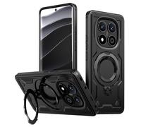 (as the picture, Black) For Xiaomi Redmi Note 14 Pro 5g/poco X7 5g Case Compatible With Magsafe Military Protection Pc+tpu Kickstand Phone Cover