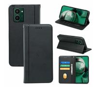 (as the picture, Black) Hx01 For Hmd Pulse Pro Wallet Case Magnetic Closing Pu Leather Phone Cover