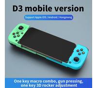 (as the picture, BlueGreen) VAORLO Wireless Gamepad Bluetooth-compatible Type-C Gaming Controller Portable Joystick Gamepads For PS4 IOS Android /switch PC