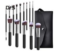 (as the picture, C) 14Pcs/Set Makeup Brush for Beginners Soft Bristle Powder Brush Blush Brush Eye Shadow Brush Complete Beauty Tools for Ladies And Girls