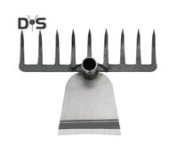 (as the picture, C) 2-in-1 Weeding Rake Garden Hoe And Rake Heavy Duty Hand Weeder Gardening Hoe for Weeding Soil Loosening Landscaping