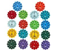 (as the picture, C) 9/18Pcs Math Fidget Spinner Addition Subtraction Multiplication Division Learning Educational Math Fact Spinner Toy Students Teaching Aid Math