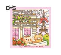 (as the picture, C) Coloring Book for Kids And Adults Cartoon Animal Characters Coloring Book with Simple And Big Design for Stress Relief Relaxation