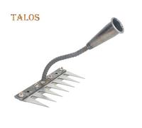 (as the picture, C) Detachable Garden Rake Manganese Steel Weed Puller Manual Weeder Claw Remover For Yard Garden Uprooting Soil Loosening And Grass Raking