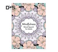 (as the picture, C) Mindfulness Word Search Book for Adults Relaxing Puzzle Book for Stress Anxiety Relief Calming Word Search Puzzles to Keep Your Mind Peaceful And