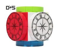 (as the picture, C) Time Machine Speed Cube Uv Printing Stickerless Numbered Cube Focus Training Portable Kids Adults Beginners Educational Puzzle Cube Toy