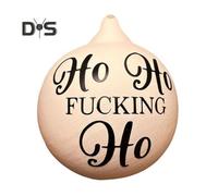 (as the picture, D) 1 Pc/8 Pcs Prank Christmas Ball Rude Humor Prank Baubles Shatterproof Christmas Hanging Ornaments Gift for Christmas Party Secret Santa