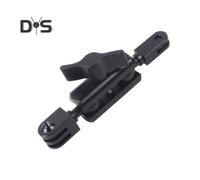 (as the picture, D) Camera Mount Clamp 360-degree Swivel 17mm Ball Head Magic Arm with Clamp Camera Adapter Clip with 1/4" Thread for GoPro Camera