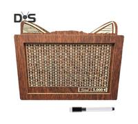 (as the picture, D) Cat Ear Wooden Money Box with Counter 1000/2000/3000/5000/10000 Euro Piggy Bank Coin Cash Container Kids Adults Money Saving Challenge Case Jar