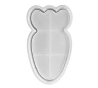 (as the picture, D) Easter Bunny Silicone Mold for DIY Candle Making Resin Casting Easily Release Polymer Clay Mold Flexible Rabbit Candle Mold