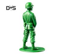 (as the picture, D) Green Soldier Figurine Toilet Reading Newspaper Peeing Man Resin Statue Sculpture Model Toy Home Office Desktop Decoration Ornament