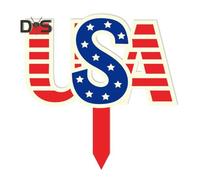 (as the picture, D) Star Patriotic Garden Stake American Style Outdoor Stake 4th of July Holiday Decor for Home Independence Day Yard Lawn Decoration