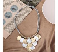 (as the picture) Dimanaf 2024 Four Seasons Pendant Retro Accessory Simple Ethnic Style Long Ethnic Style Leaf Accessories Pendant