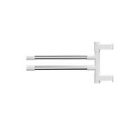(as the picture, Dual Layer) Anti-rust Towel Rack Stable Practical Bathroom Wall Hook Rail